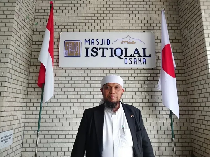 Ustaz Herizal beberapa tahun kemudian — Masjid Istiqlal Osaka.